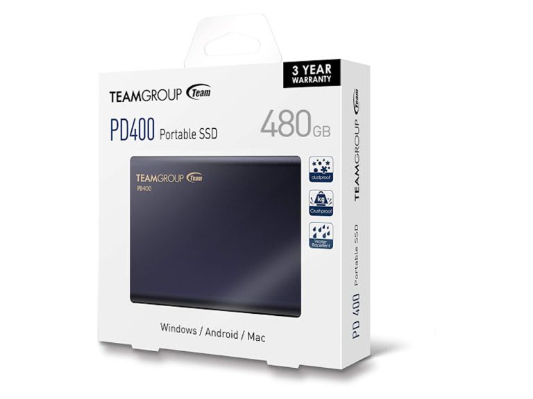 Disco Duro Team Group Externo PD400 SSD 480GB - Bios Computer