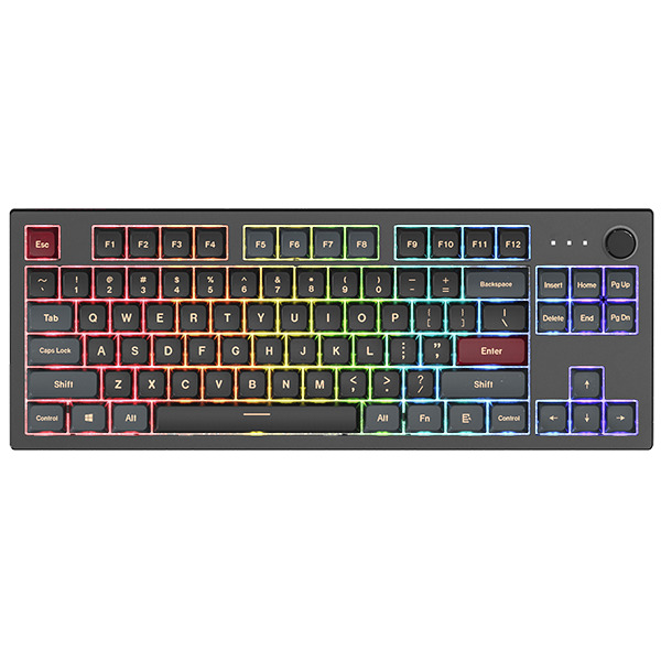Teclado Montech Mkey Tkl Darkness Red - Bios Computer