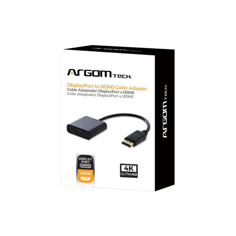 Adaptador Argom ARG-CB-0059 Displayport To HDMI - Bios Computer