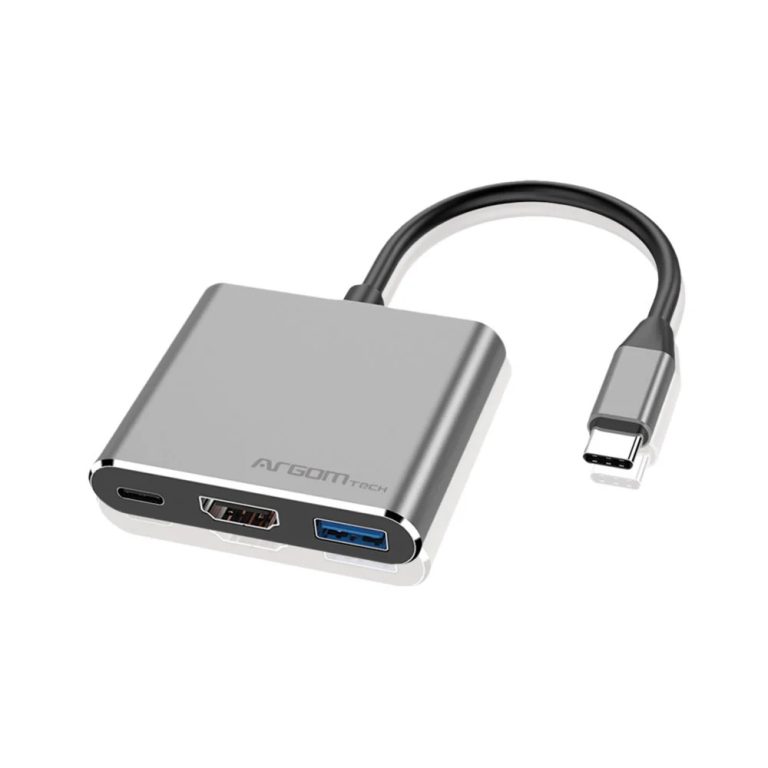 Hub USB Argom ARG-UB-0181 Type C 3-IN-1 - Bios Computer